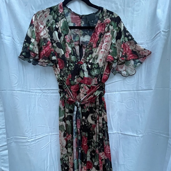 Anna Sui floral dress size 2 - Picture 1 of 7